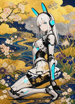 Rinpa Style Decorative Illustration