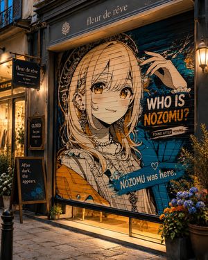 Closed Shop Shutter Mural Art