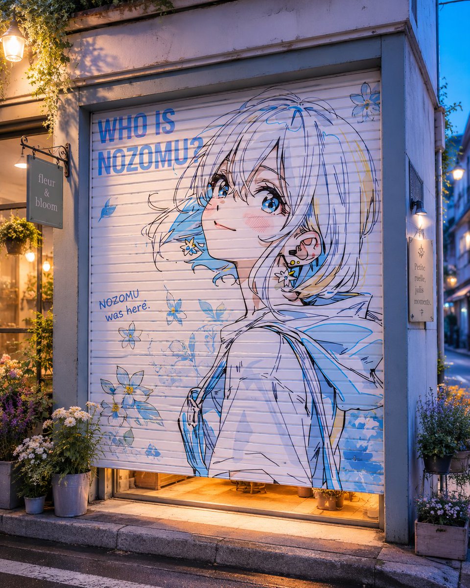 Closed Shop Shutter Mural Art example 3