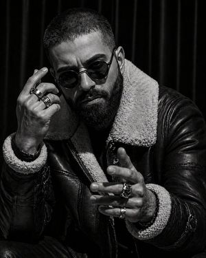 Noir Editorial Fashion Portrait