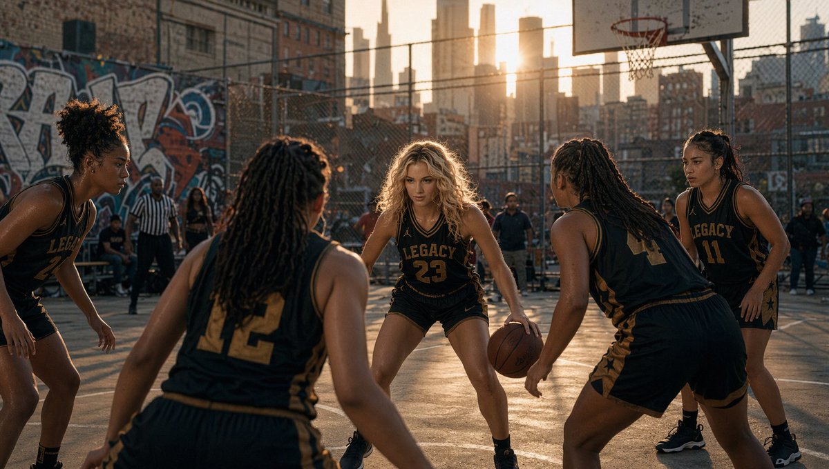 Cinematic Portrait of a Blonde Athlete example 3