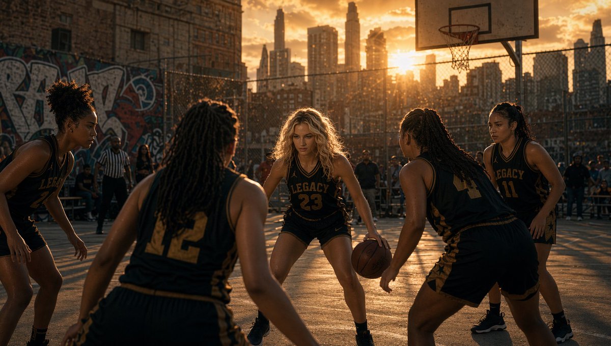 Cinematic Portrait of a Blonde Athlete example 4