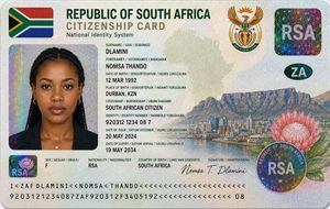 South African ID Card Design