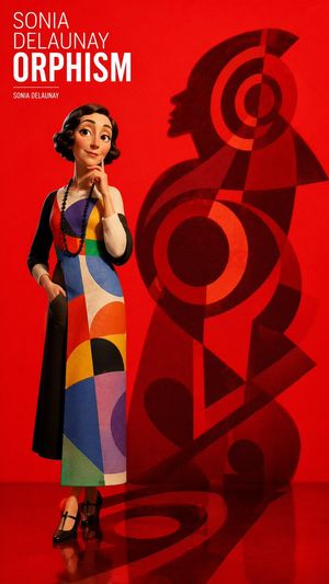 Sonia Delaunay Orphism Fashion Poster