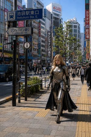 Armored Cosplayer in Ikebukuro
