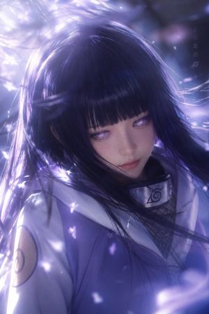 Cinematic Hinata Anime Portrait