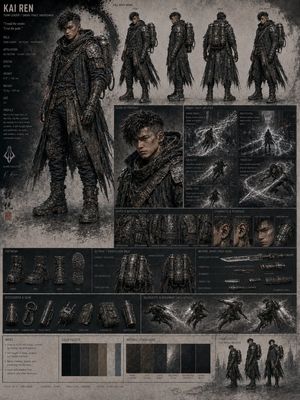 Kai Ren Sci-Fi Character Sheet