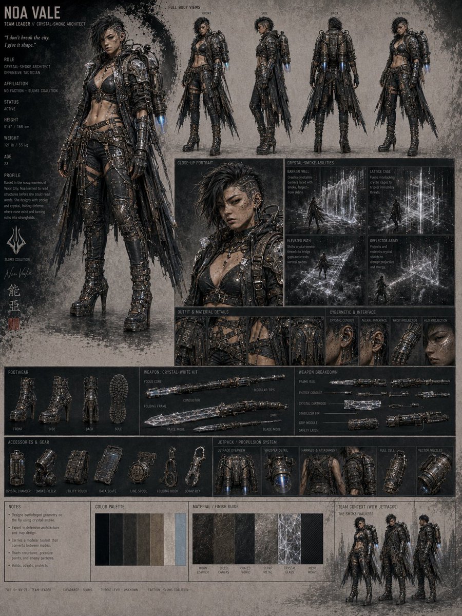Crystal-Smoke Architect Character Sheet