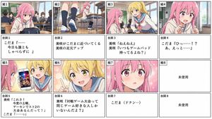 Anime School Storyboard Sheet