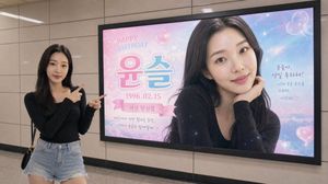 Subway Birthday Billboard Photo