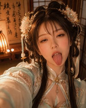 Hanfu Selfie With Privacy Block