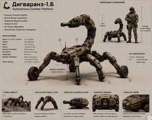 Scorpion Combat Robot Spec Sheet