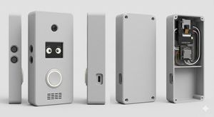 Smart Doorbell Enclosure Product Render