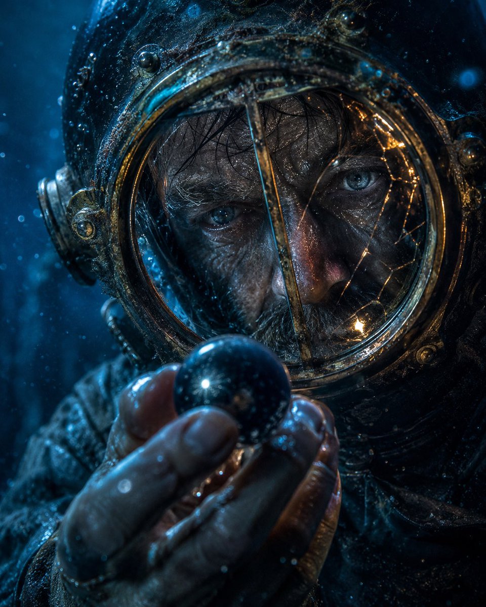Deep-Sea Diver Artifact Close-Up