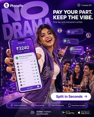PhonePe Split Billing Party Ad