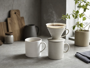 Minimal Pour-Over Coffee Scene