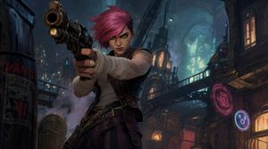 Punk Gunslinger in Steampunk Undercity