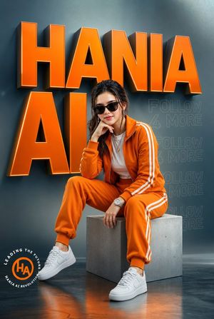 Orange Tracksuit Studio Poster
