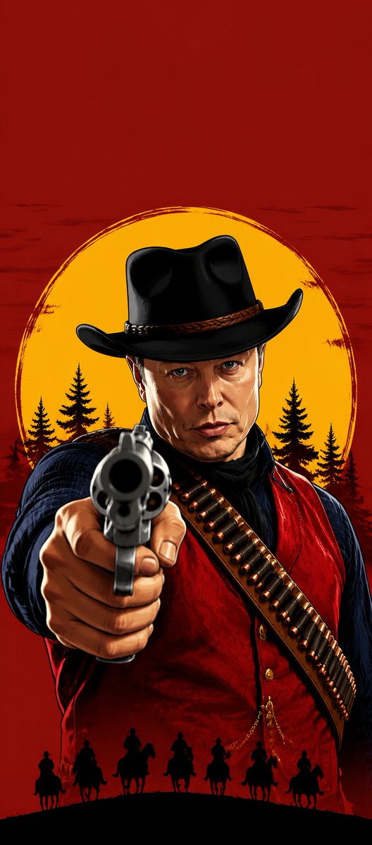Western Outlaw Revolver Poster