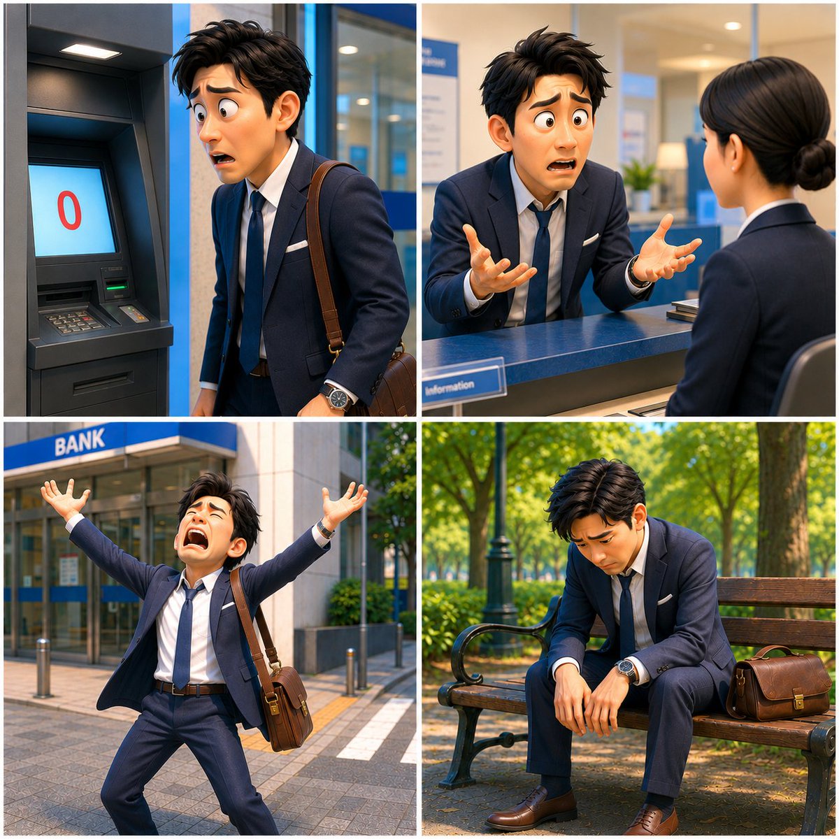 Zero Balance Bank Storyboard