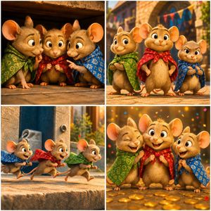 Four-Panel Bankrupt Mouse Storyboard