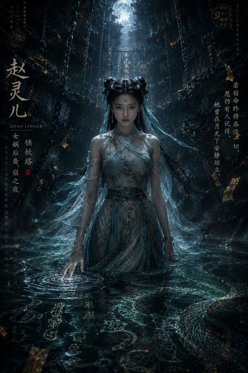 Dark Eastern Fantasy Zhao Ling'er Poster