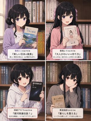 Four-Panel Anime Book Recommendations