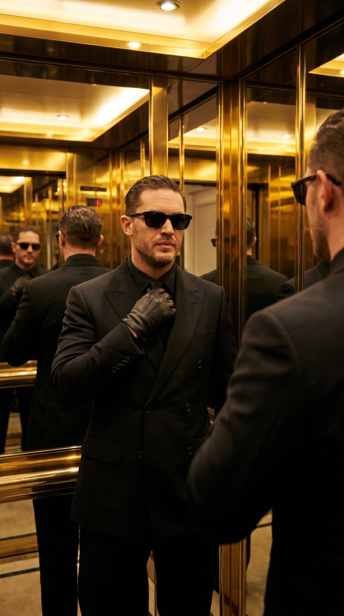 Sample output image for Luxury Hotel Elevator Portrait