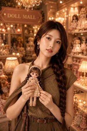 Vintage Doll Mall Portrait