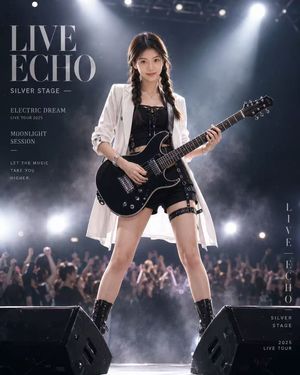 Live Rock Concert Poster