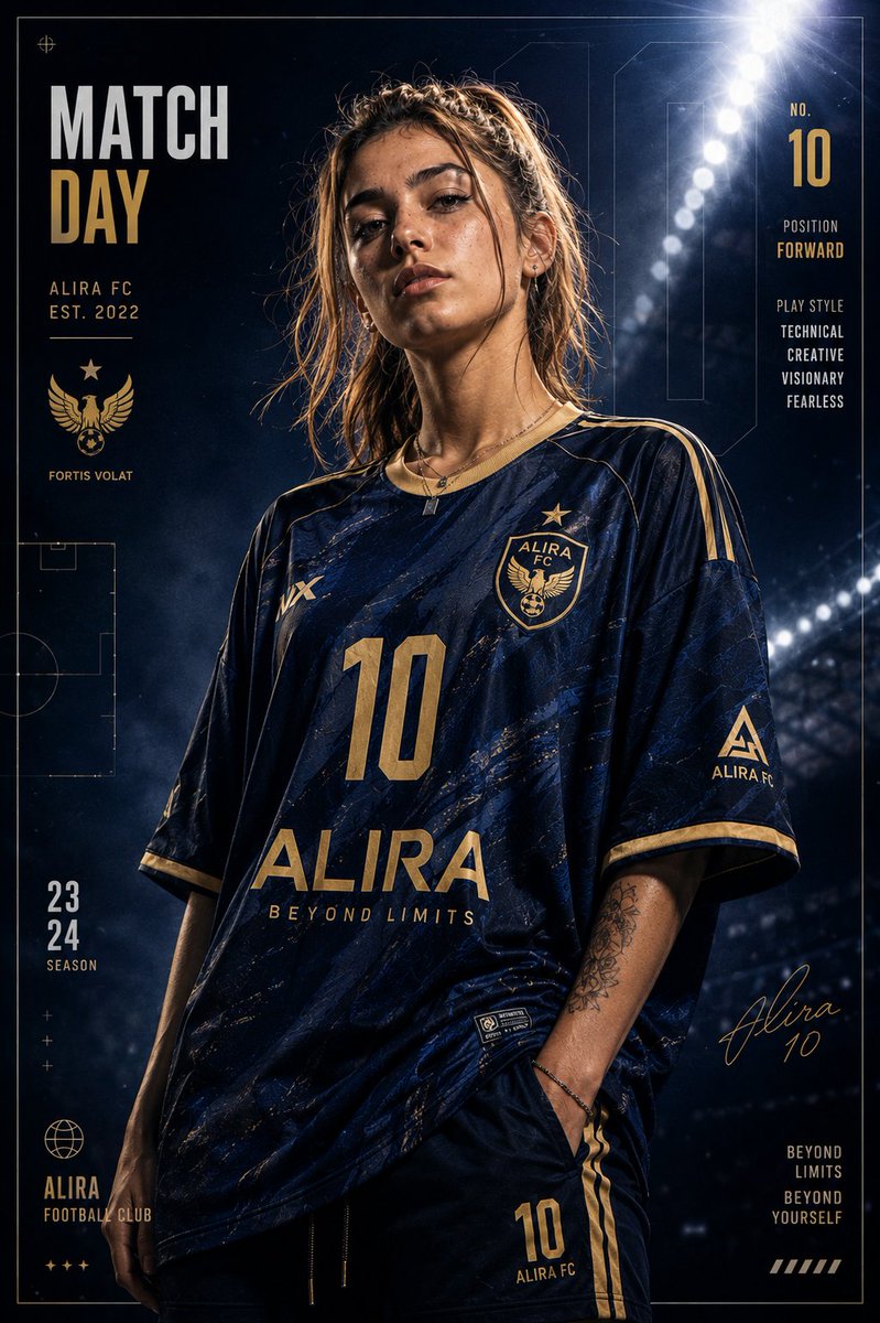 Premium Footballer Studio Portrait example 3