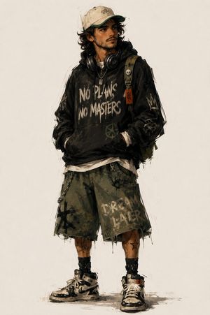 Urban Fashion Character Concept Art