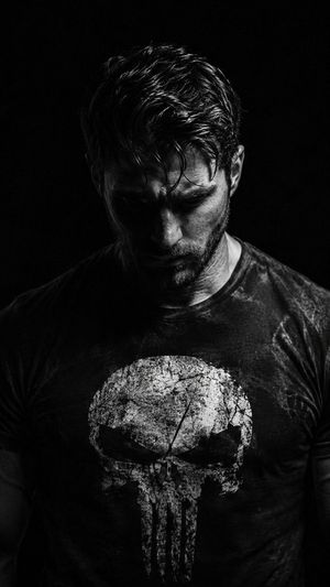 Gritty Chiaroscuro Noir Portrait