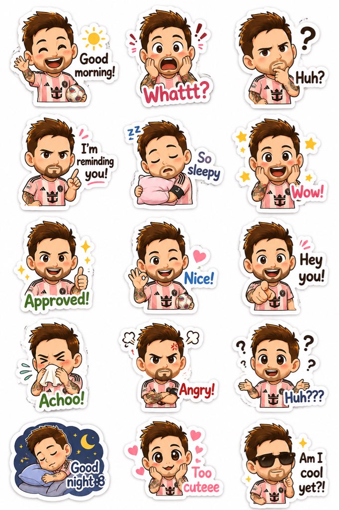 Chibi Expression Sticker Pack