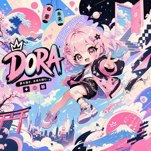 Surreal Japanese Pop Art Twitter Banner