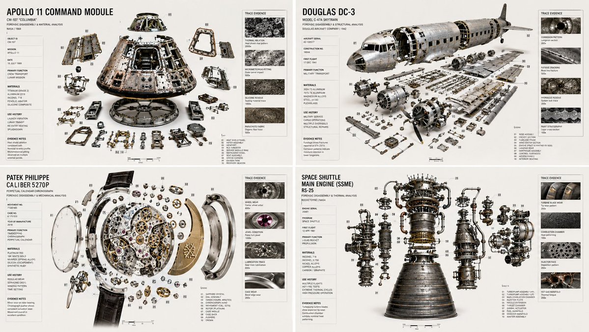 Forensic Luxury Disassembly Poster