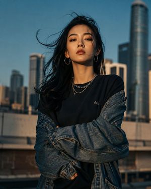 Urban Urban Fashion Cinematic Portrait