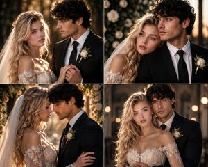 Romantic Wedding Couple Photoshoot