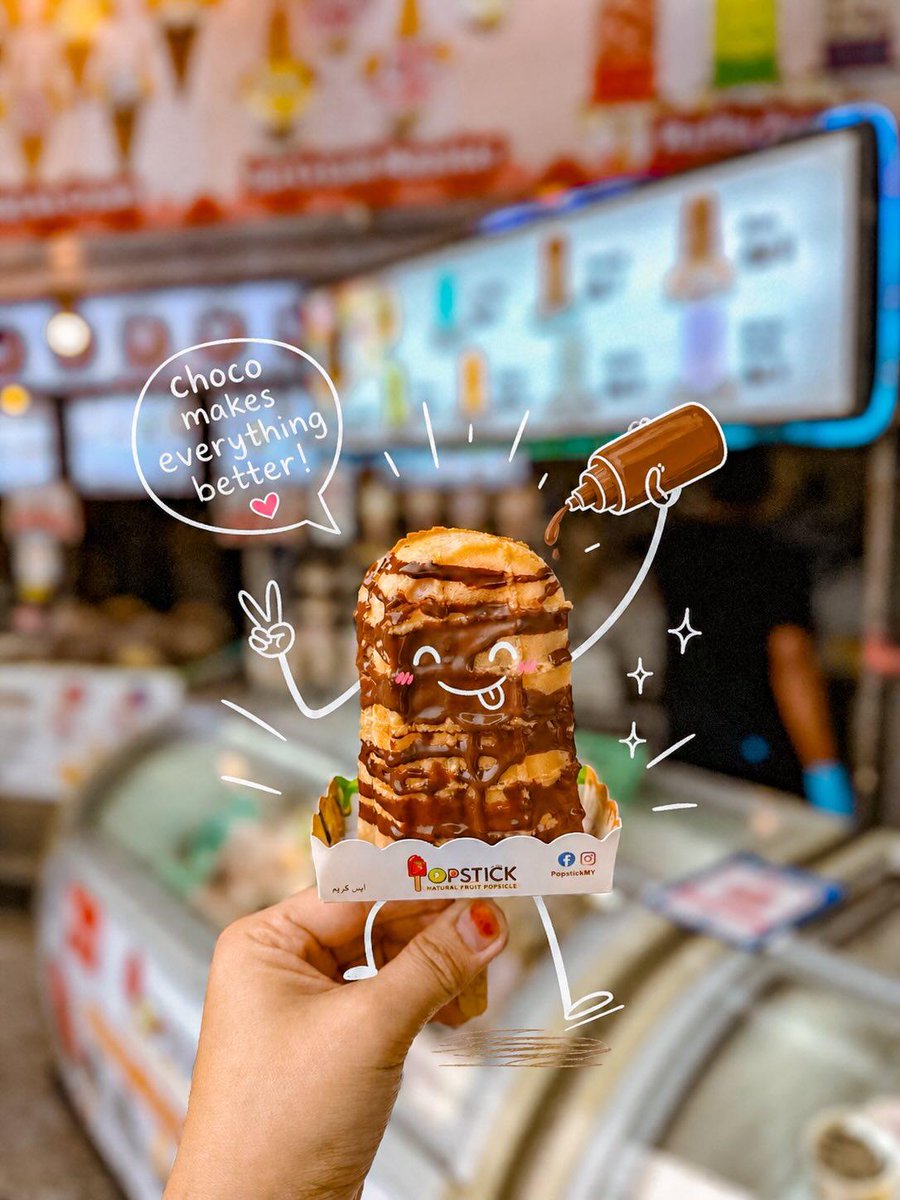 Kawaii Dessert Food Photography with Doodles example 4