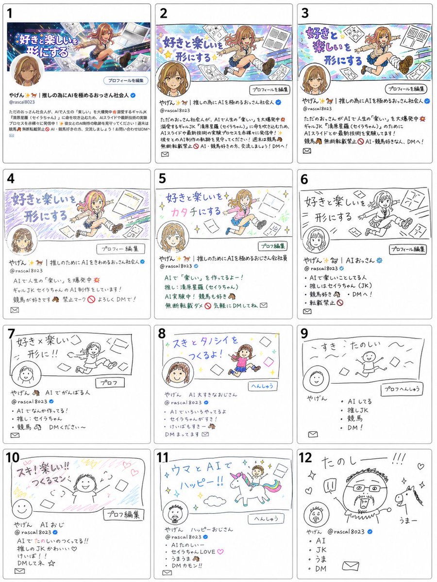 Visual Telephone Game Image Grid example 2