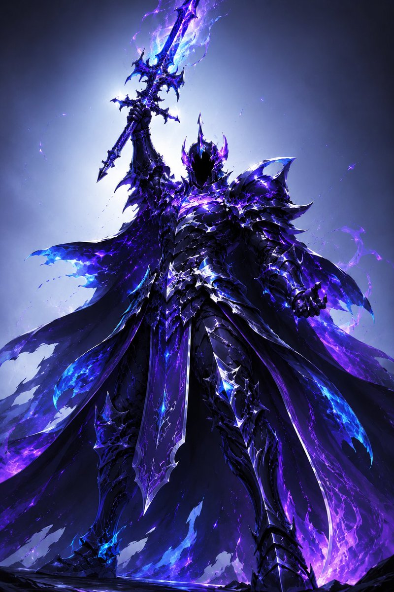 Majestic Dark Fantasy Arcane Knight
