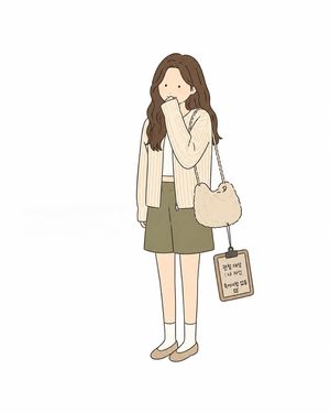 Minimal Comic Style Greeting Card