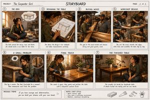 Professional Cinematic Film Storyboard