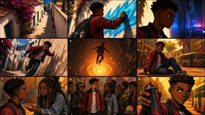 Seedance Prompt: Create a 2.5D animation, cinemat