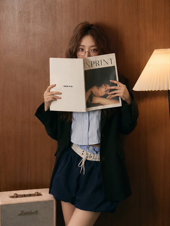 Miu Style Academic Nerd Portrait example 2