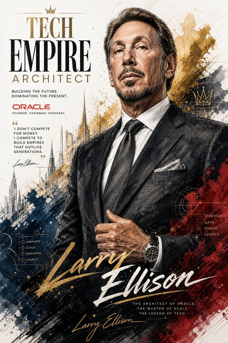 Luxury Business Leader Ink Portrait example 2