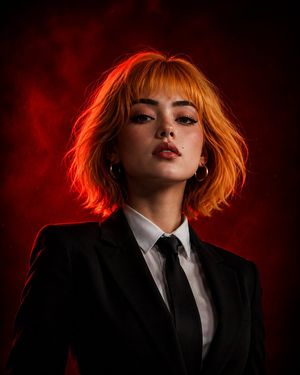 Cinematic Girl Boss Portrait