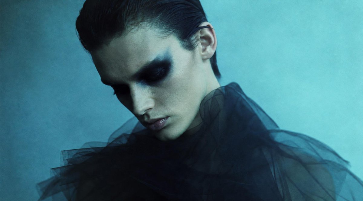 Anonymous Teal Fashion Portrait