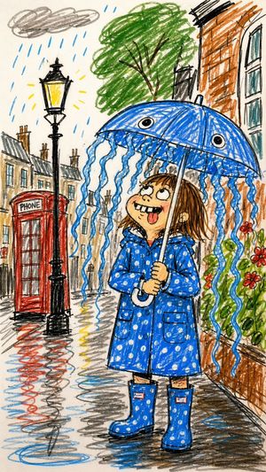 Funny Childlike Doodle Photo Transformation