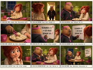 Capybara Meal Coach Storyboard